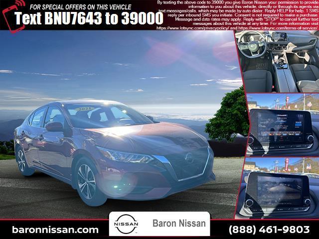 used 2021 Nissan Sentra car, priced at $16,222