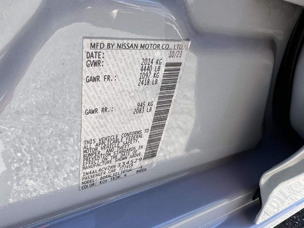 used 2024 Nissan Altima car, priced at $27,995