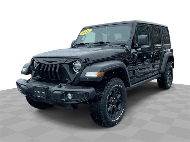used 2021 Jeep Wrangler Unlimited car, priced at $30,821
