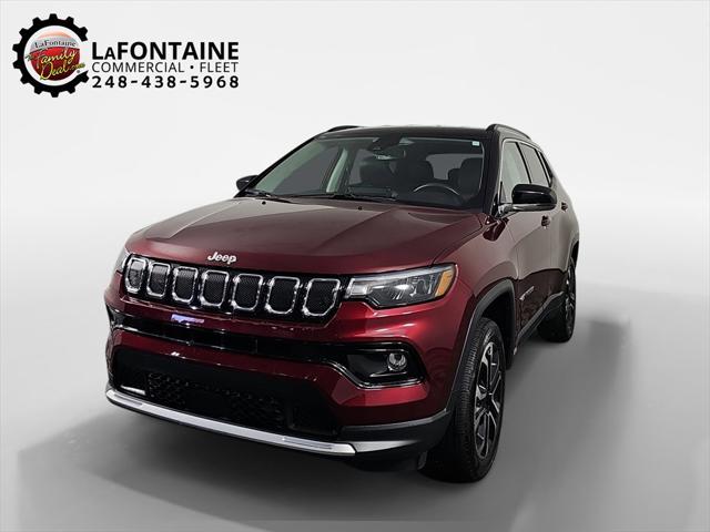 used 2022 Jeep Compass car, priced at $24,500