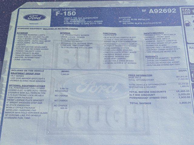 new 2025 Ford F-150 car, priced at $56,111