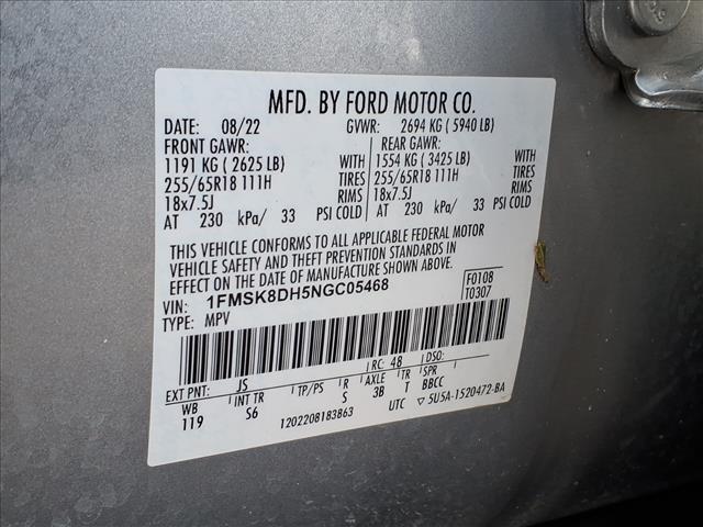 used 2022 Ford Explorer car, priced at $26,895