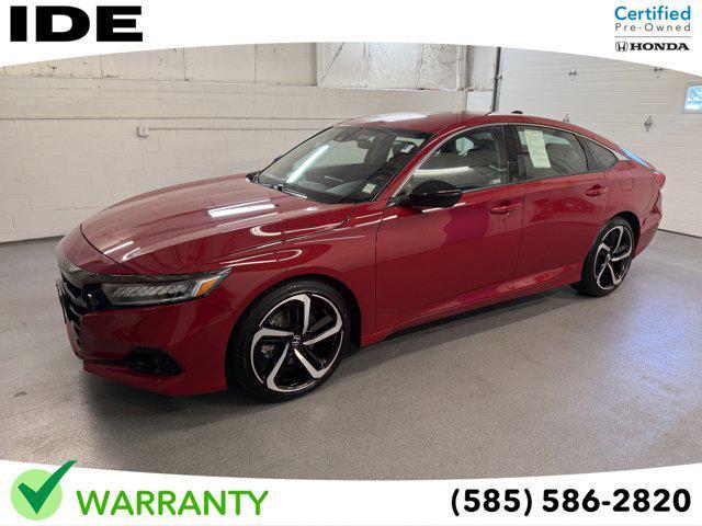 used 2021 Honda Accord car, priced at $27,200