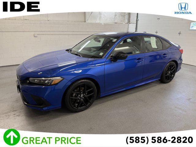 used 2022 Honda Civic car, priced at $26,290