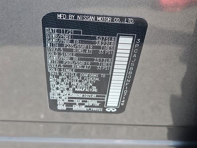 used 2022 INFINITI QX50 car, priced at $25,370