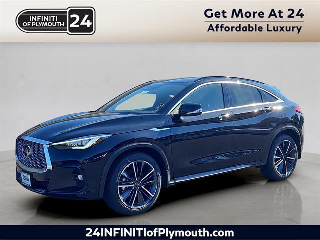 new 2025 INFINITI QX55 car, priced at $47,003