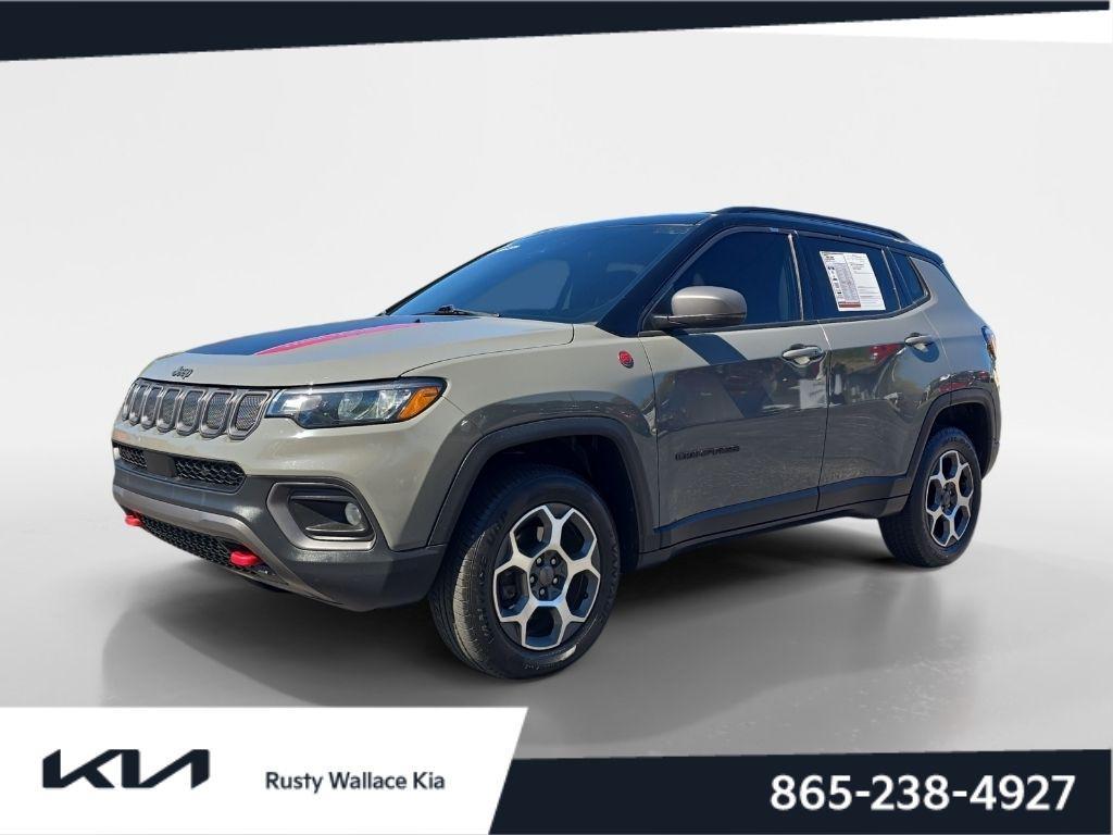 used 2022 Jeep Compass car, priced at $23,995