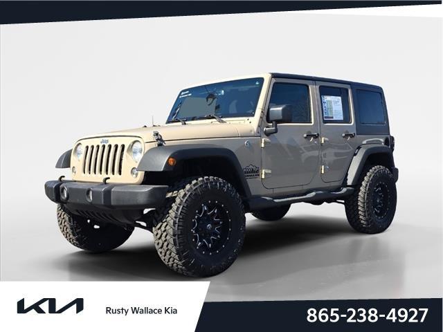 used 2016 Jeep Wrangler Unlimited car, priced at $19,690