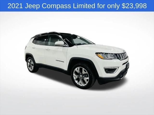 used 2021 Jeep Compass car, priced at $19,988