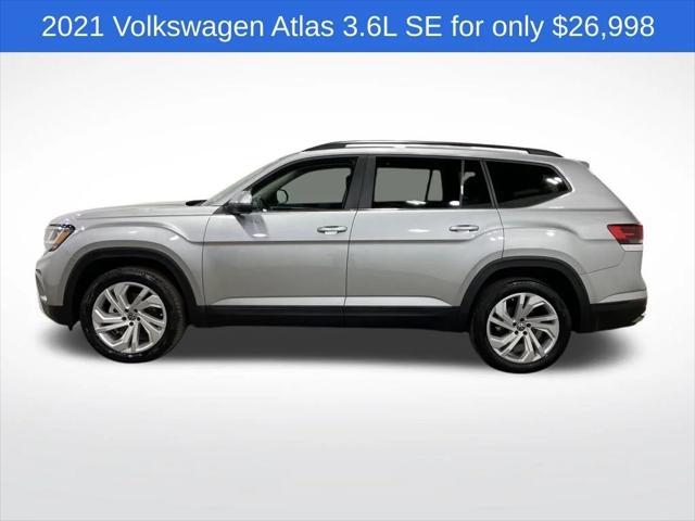 used 2021 Volkswagen Atlas car, priced at $26,998