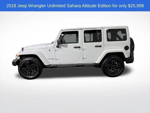 used 2018 Jeep Wrangler JK Unlimited car, priced at $25,498