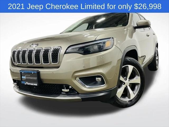 used 2021 Jeep Cherokee car, priced at $22,998