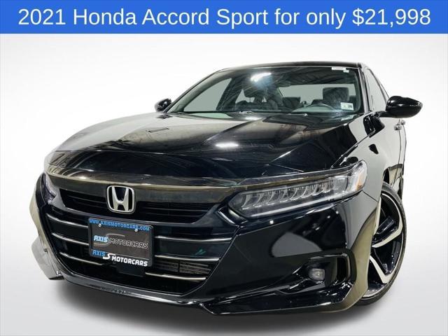 used 2021 Honda Accord car, priced at $20,998