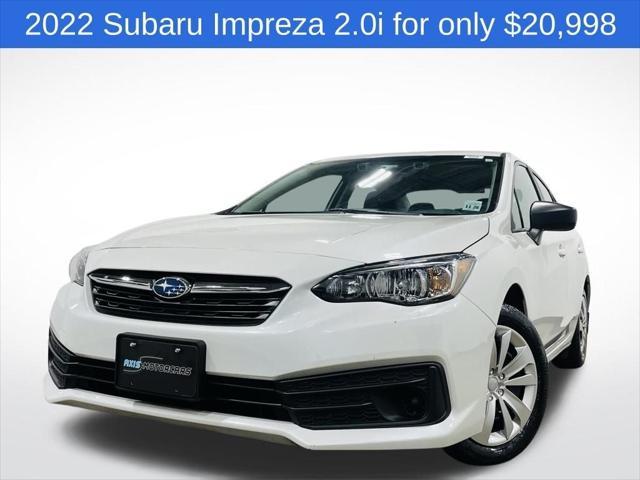 used 2022 Subaru Impreza car, priced at $17,998