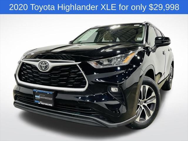 used 2020 Toyota Highlander car, priced at $29,498