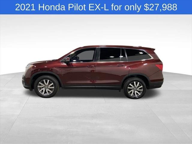 used 2021 Honda Pilot car, priced at $27,498