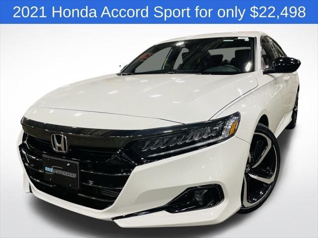 used 2021 Honda Accord car, priced at $22,498