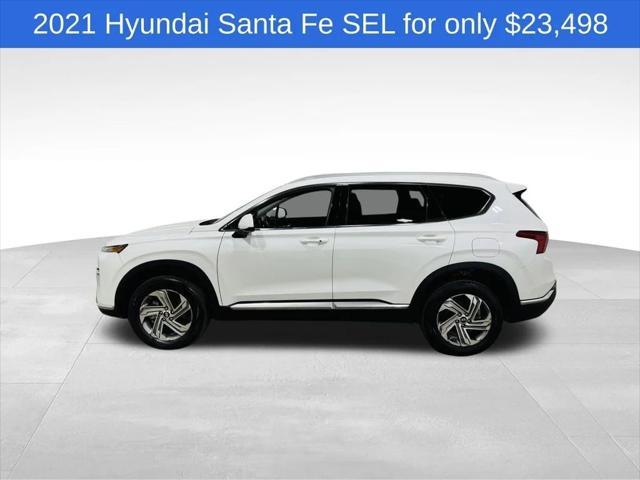 used 2021 Hyundai Santa Fe car, priced at $20,998