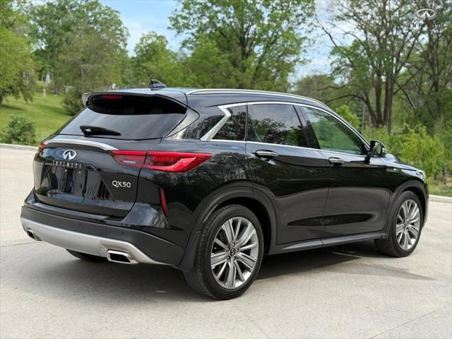 used 2021 INFINITI QX50 car, priced at $19,999