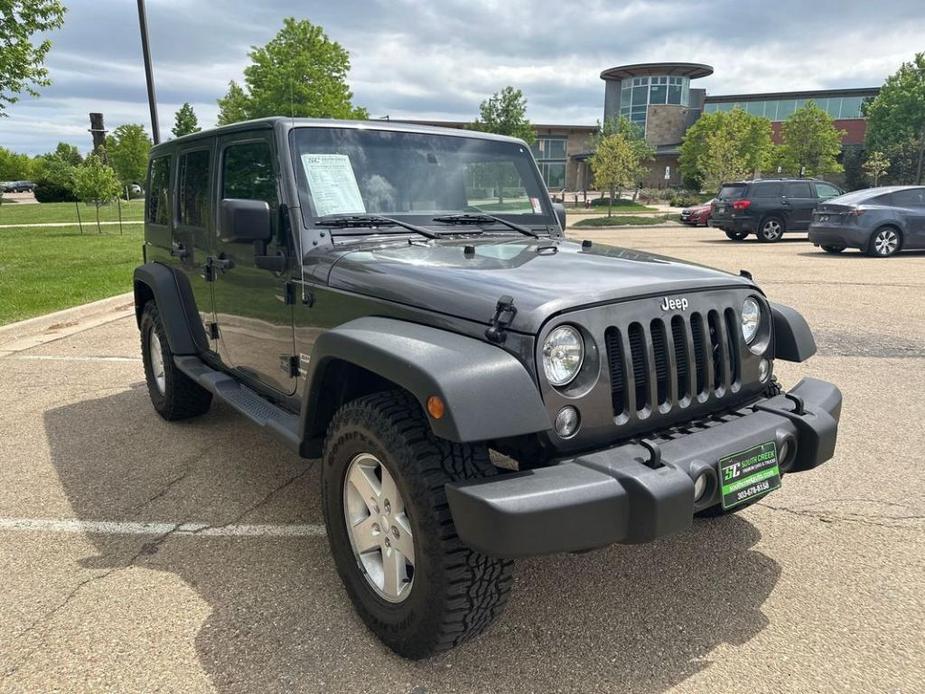 used 2018 Jeep Wrangler JK Unlimited car, priced at $22,999