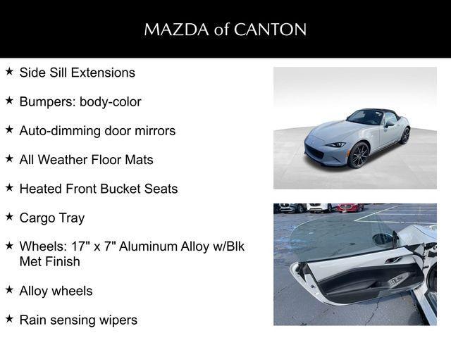 new 2025 Mazda MX-5 Miata car, priced at $37,355