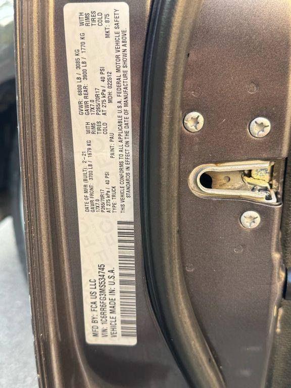 used 2021 Ram 1500 car, priced at $14,499