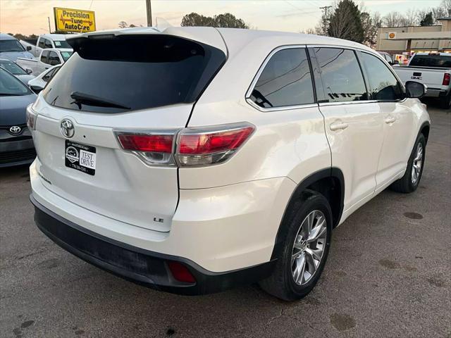 used 2016 Toyota Highlander car, priced at $14,999