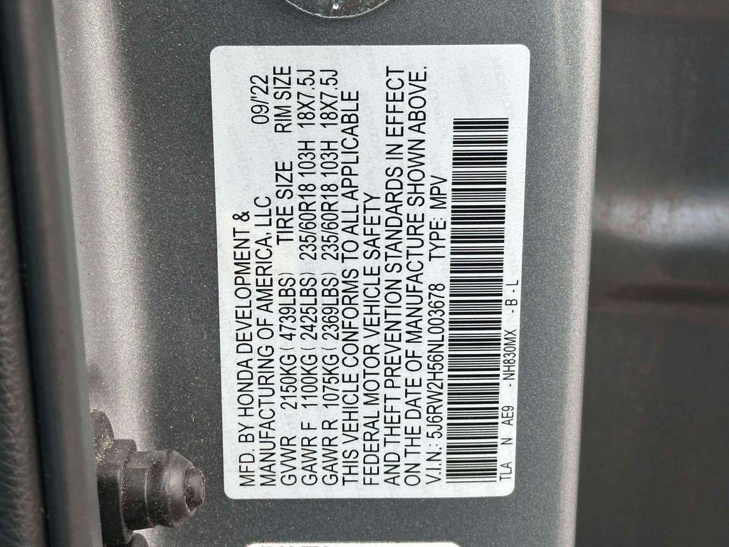 used 2022 Honda CR-V car, priced at $23,995