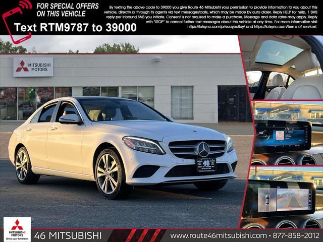 used 2021 Mercedes-Benz C-Class car, priced at $18,995