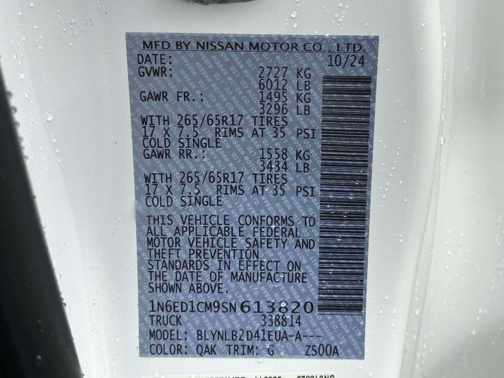 used 2025 Nissan Frontier car, priced at $28,995