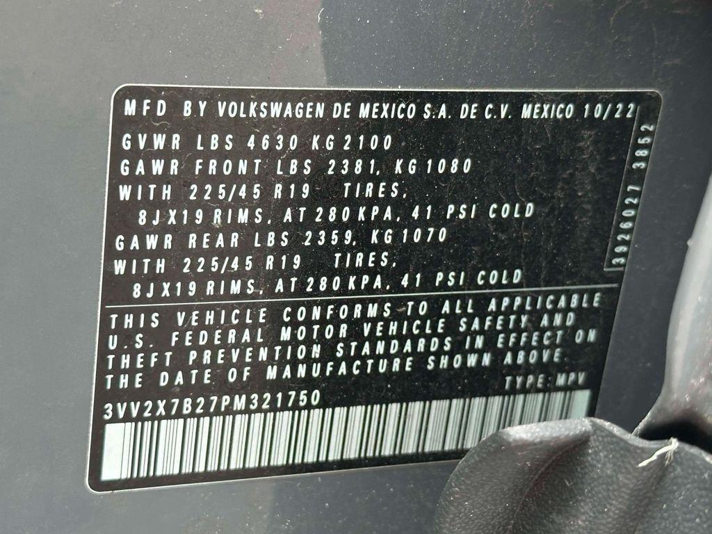 used 2023 Volkswagen Taos car, priced at $17,995