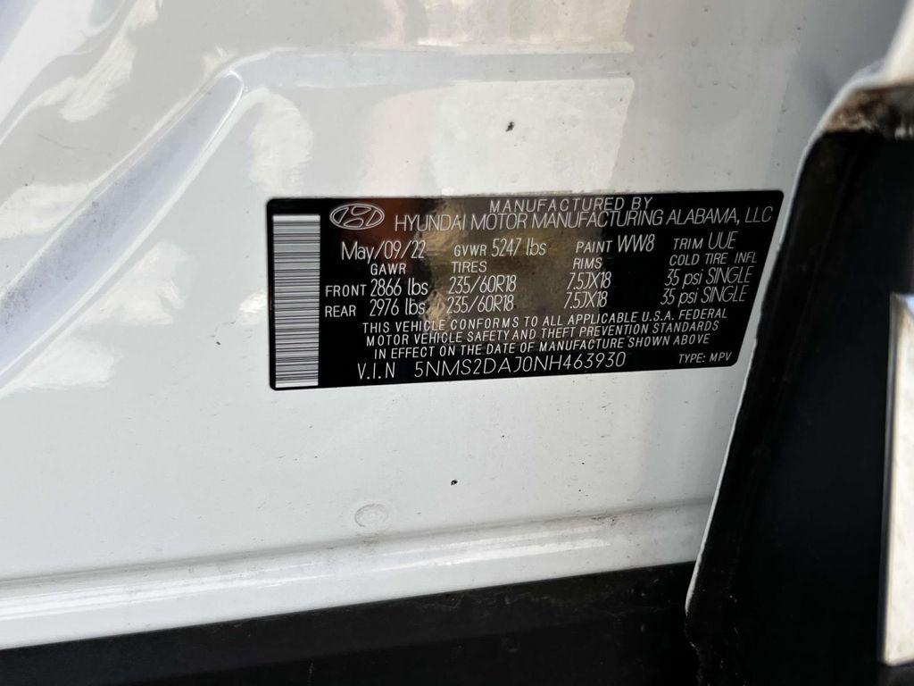used 2022 Hyundai Santa Fe car, priced at $19,695