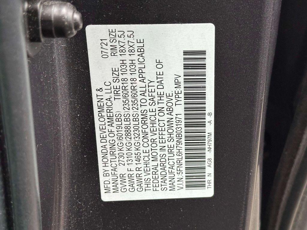 used 2022 Honda Odyssey car, priced at $27,995