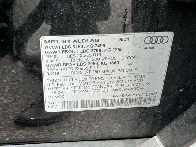 used 2021 Audi Q5 car, priced at $19,995