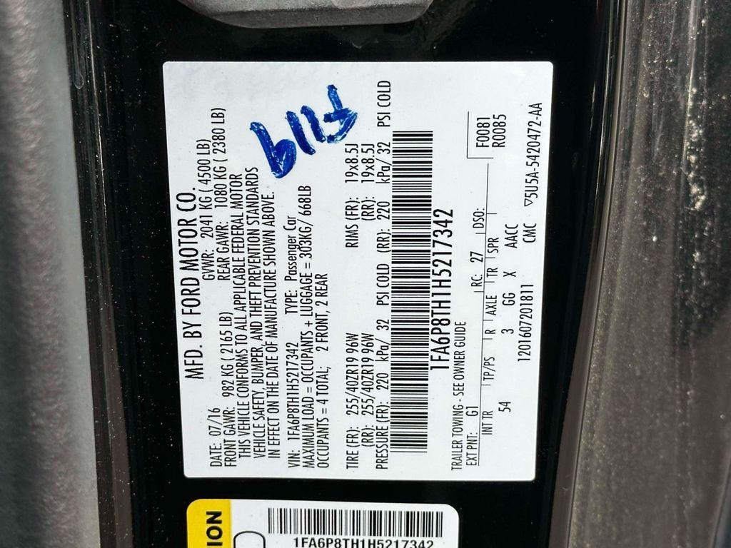 used 2017 Ford Mustang car, priced at $13,995