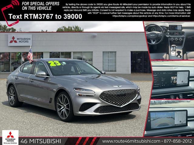 used 2023 Genesis G70 car, priced at $25,995