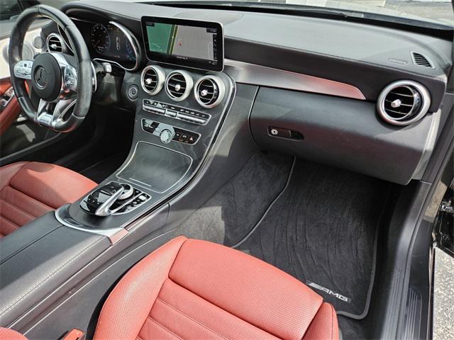 used 2021 Mercedes-Benz AMG C 43 car, priced at $42,990