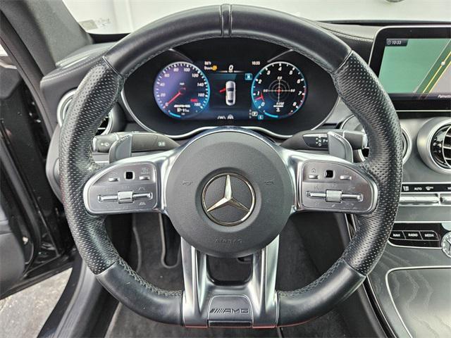 used 2021 Mercedes-Benz AMG C 43 car, priced at $42,990