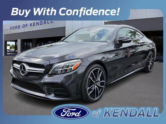 used 2021 Mercedes-Benz AMG C 43 car, priced at $42,990