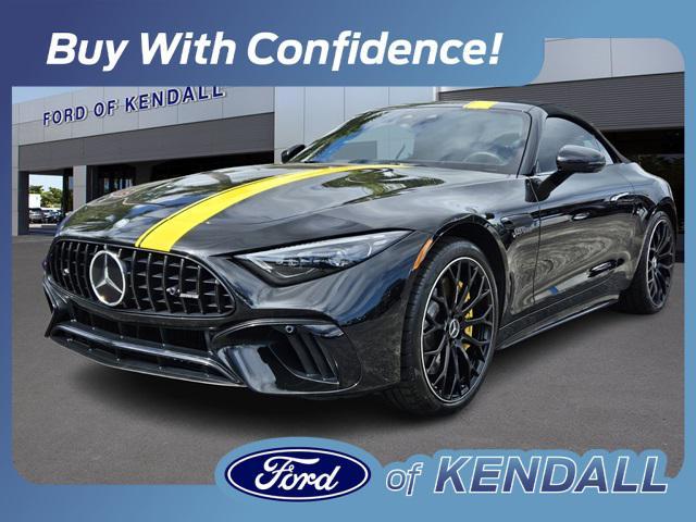 used 2024 Mercedes-Benz AMG SL 55 car, priced at $129,990