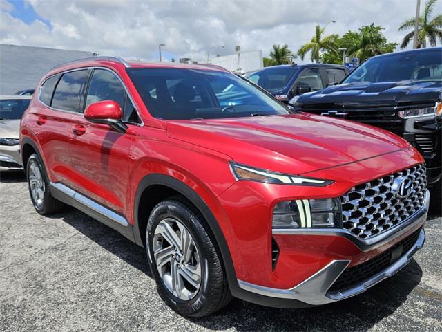 used 2021 Hyundai Santa Fe car, priced at $18,990