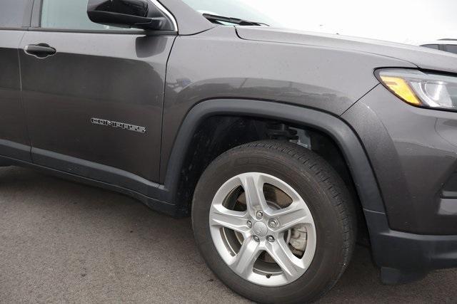 used 2023 Jeep Compass car, priced at $22,200