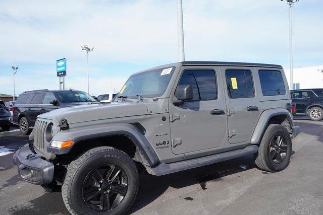 used 2021 Jeep Wrangler Unlimited car, priced at $25,500