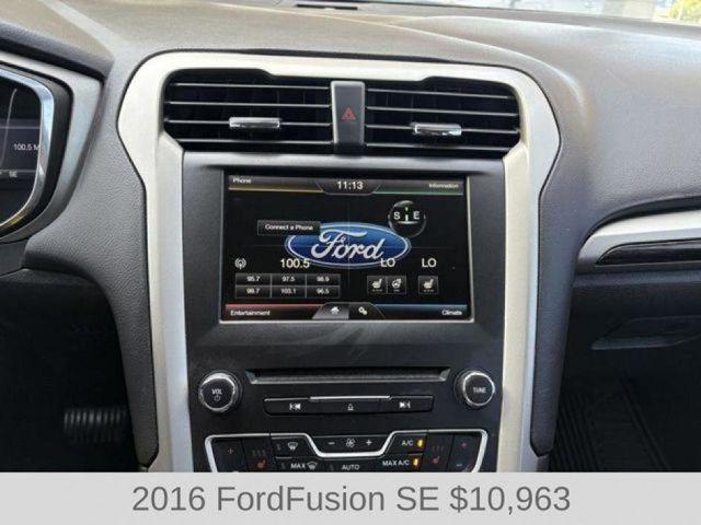used 2016 Ford Fusion car, priced at $11,000
