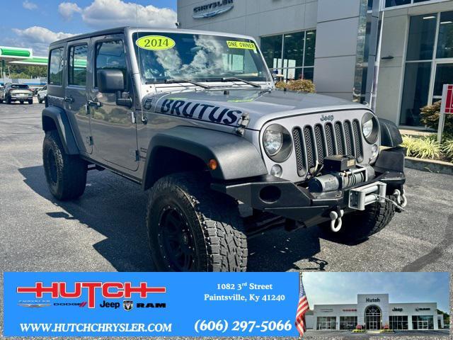 used 2014 Jeep Wrangler Unlimited car, priced at $21,497