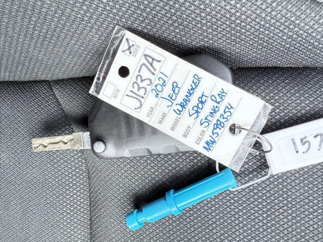 used 2021 Jeep Wrangler car, priced at $30,998