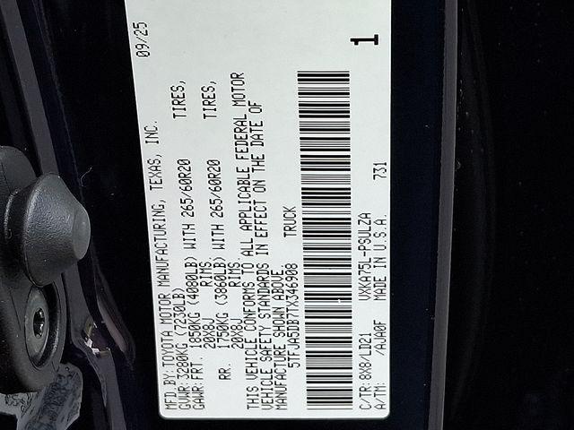 new 2026 Toyota Tundra car, priced at $59,673