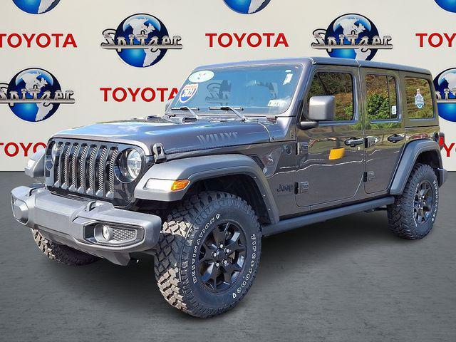 used 2021 Jeep Wrangler Unlimited car, priced at $31,893