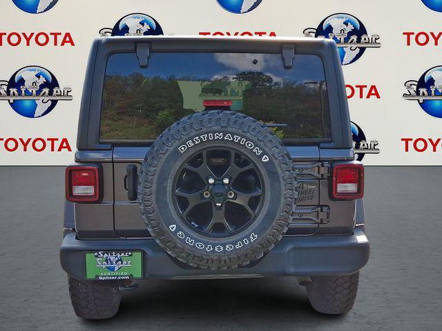 used 2021 Jeep Wrangler Unlimited car, priced at $31,893