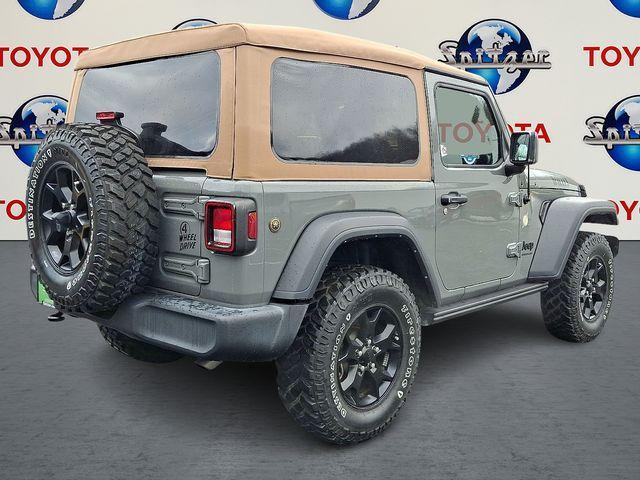 used 2021 Jeep Wrangler car, priced at $27,401